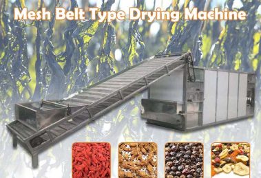 mesh belt drying machine