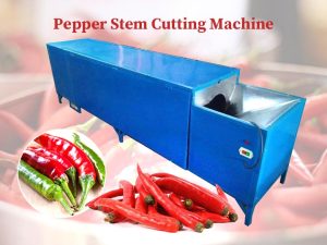 Pepper stem cutting machine